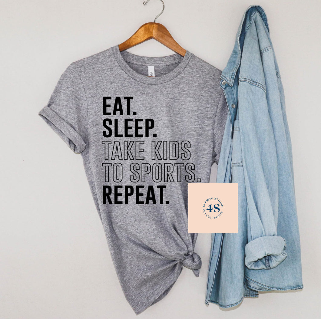 Eat. Sleep. Take kids to sports