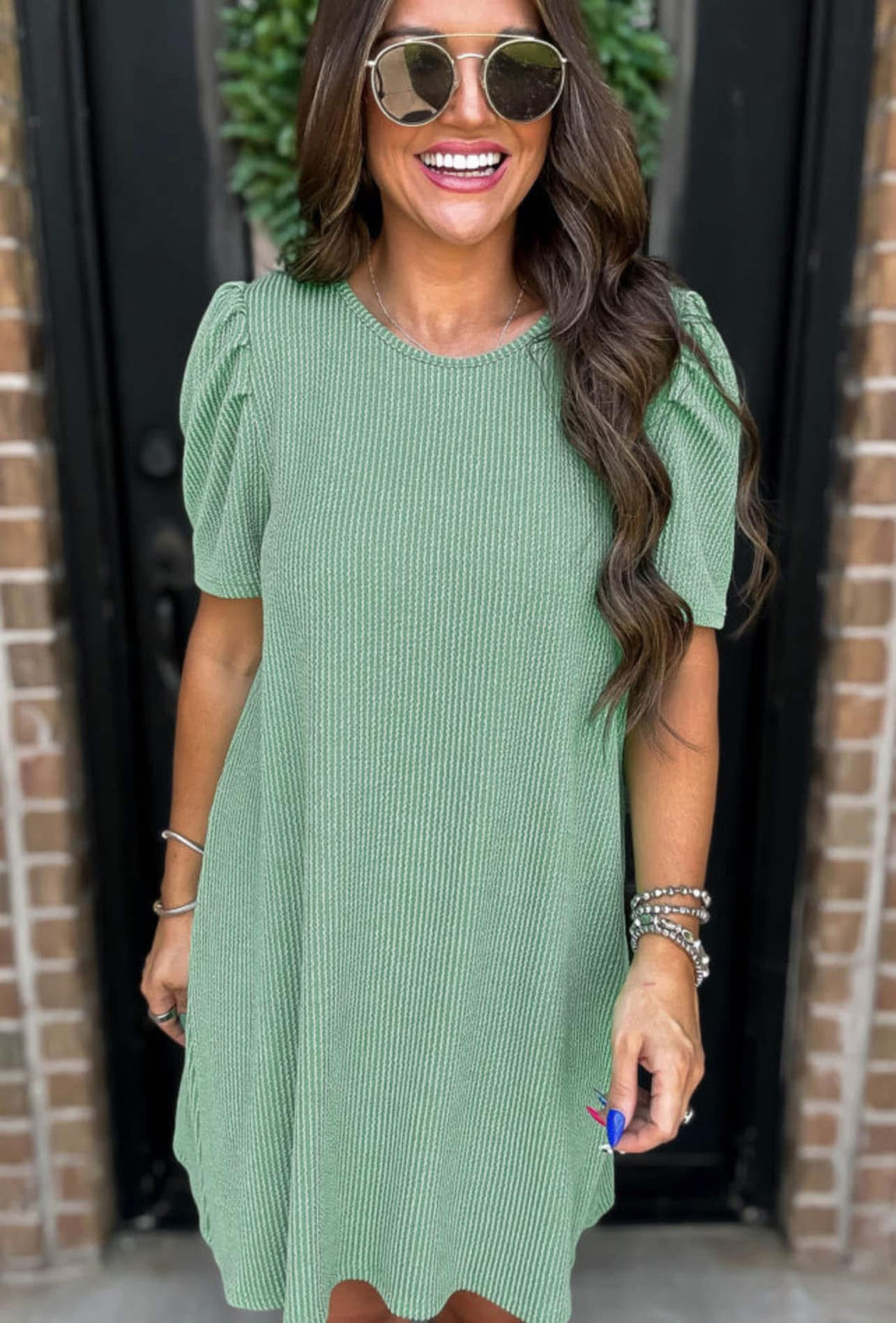 Corded Knit Dress TAT 12/15 business days