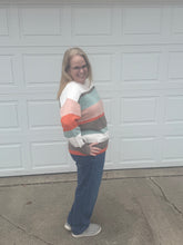 Load image into Gallery viewer, Striped Colorblock Sweater
