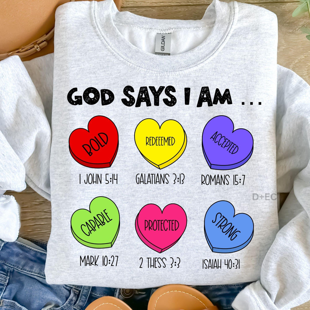 God says I am ….