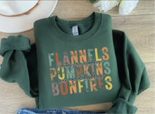 Load image into Gallery viewer, Flannels, Hayrides, pumpkins
