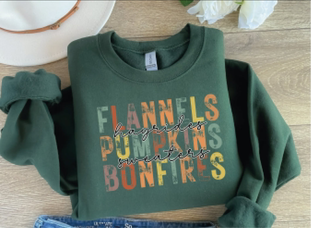 Flannels, Hayrides, pumpkins